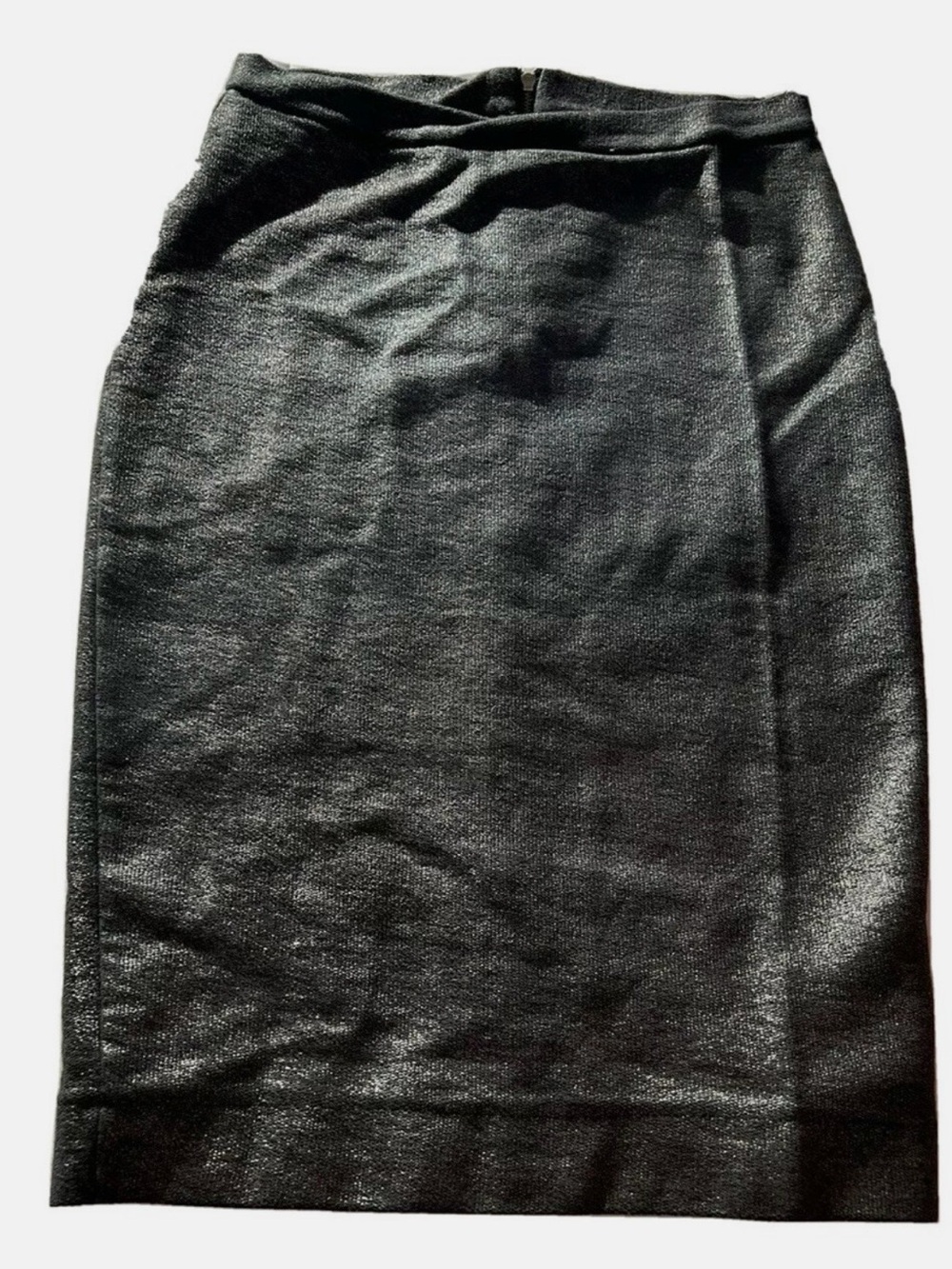Zara Black Pencil Skirt with Subtle Texture